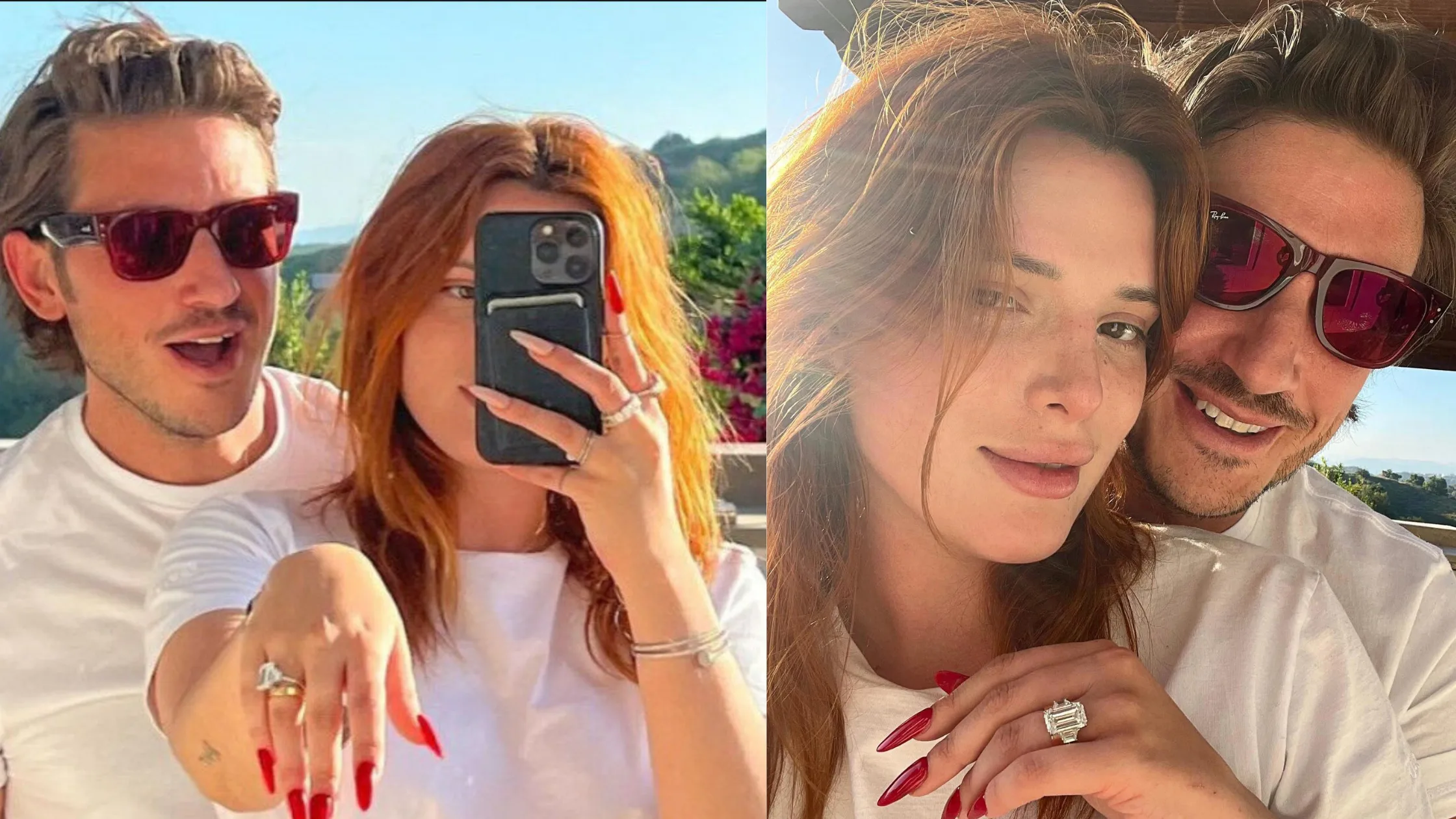 Bella Thorne and Mark Emms