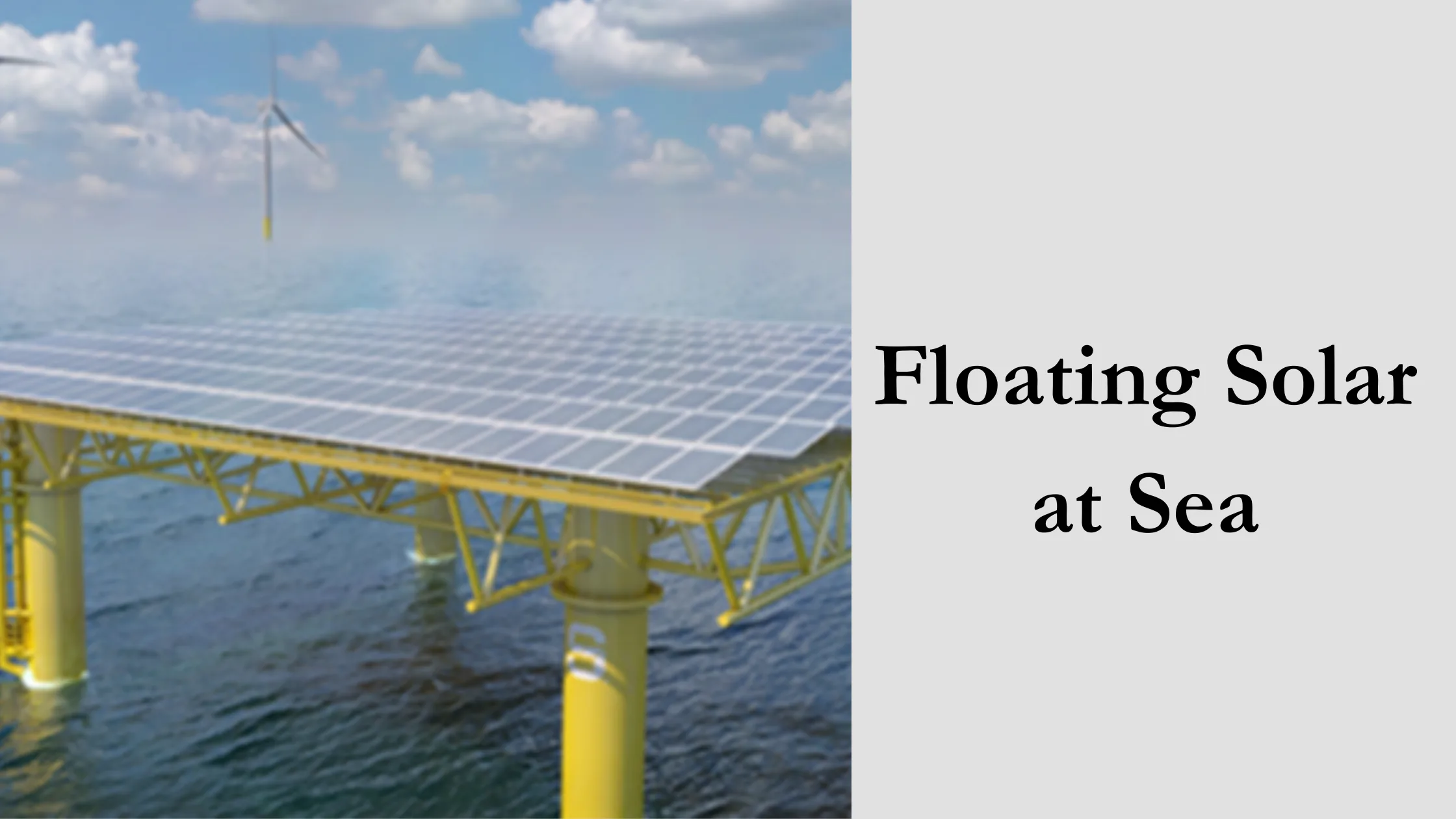 Floating Solar at Sea