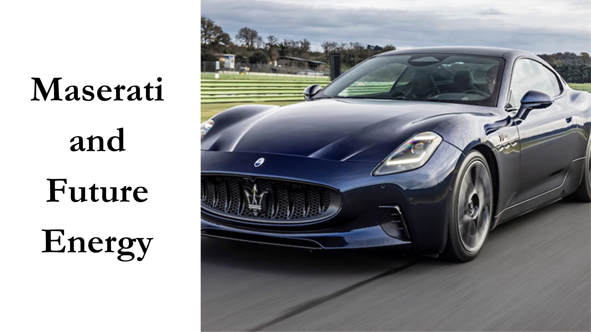 Maserati and Future Energy