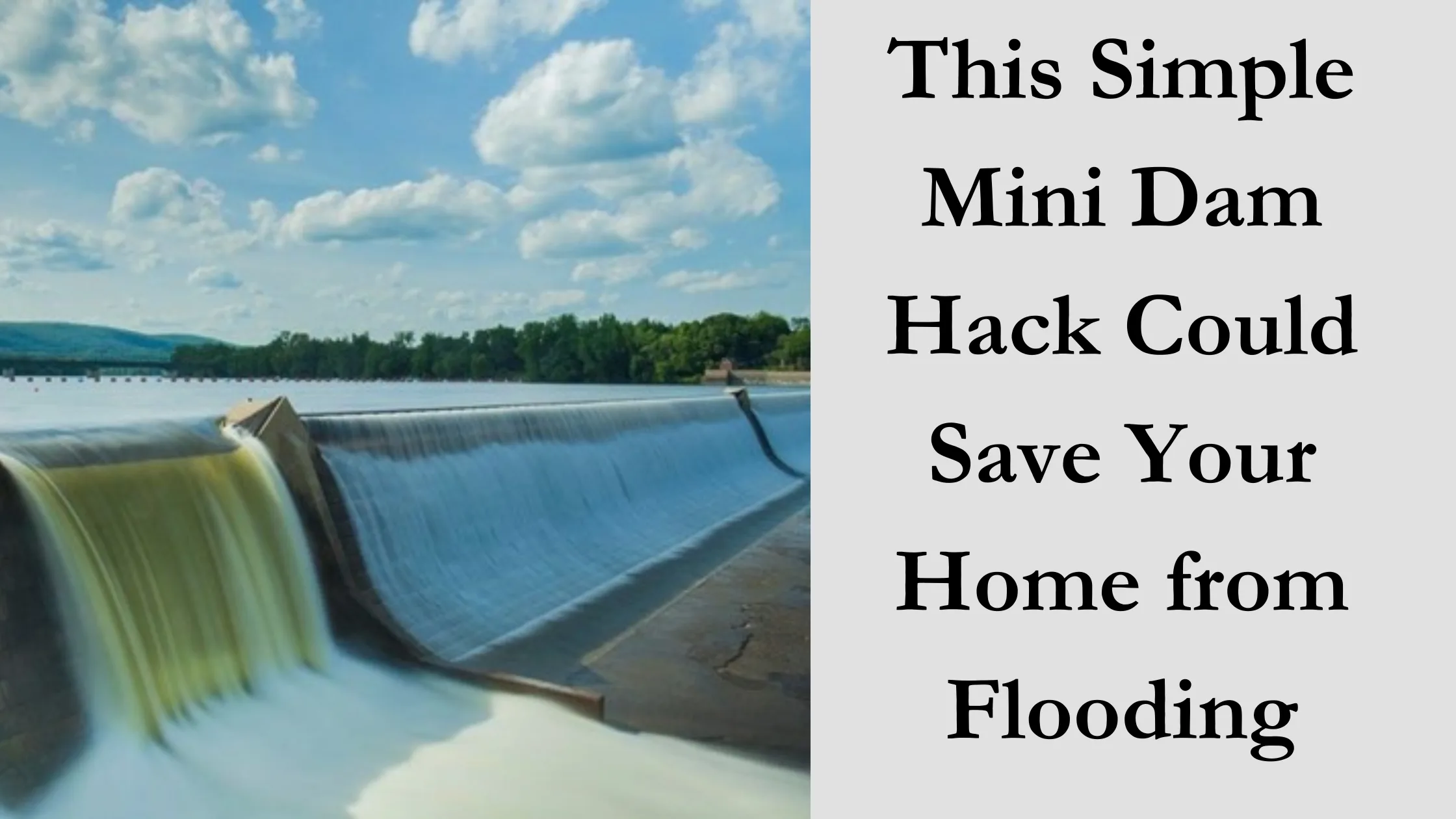 Mini Dam