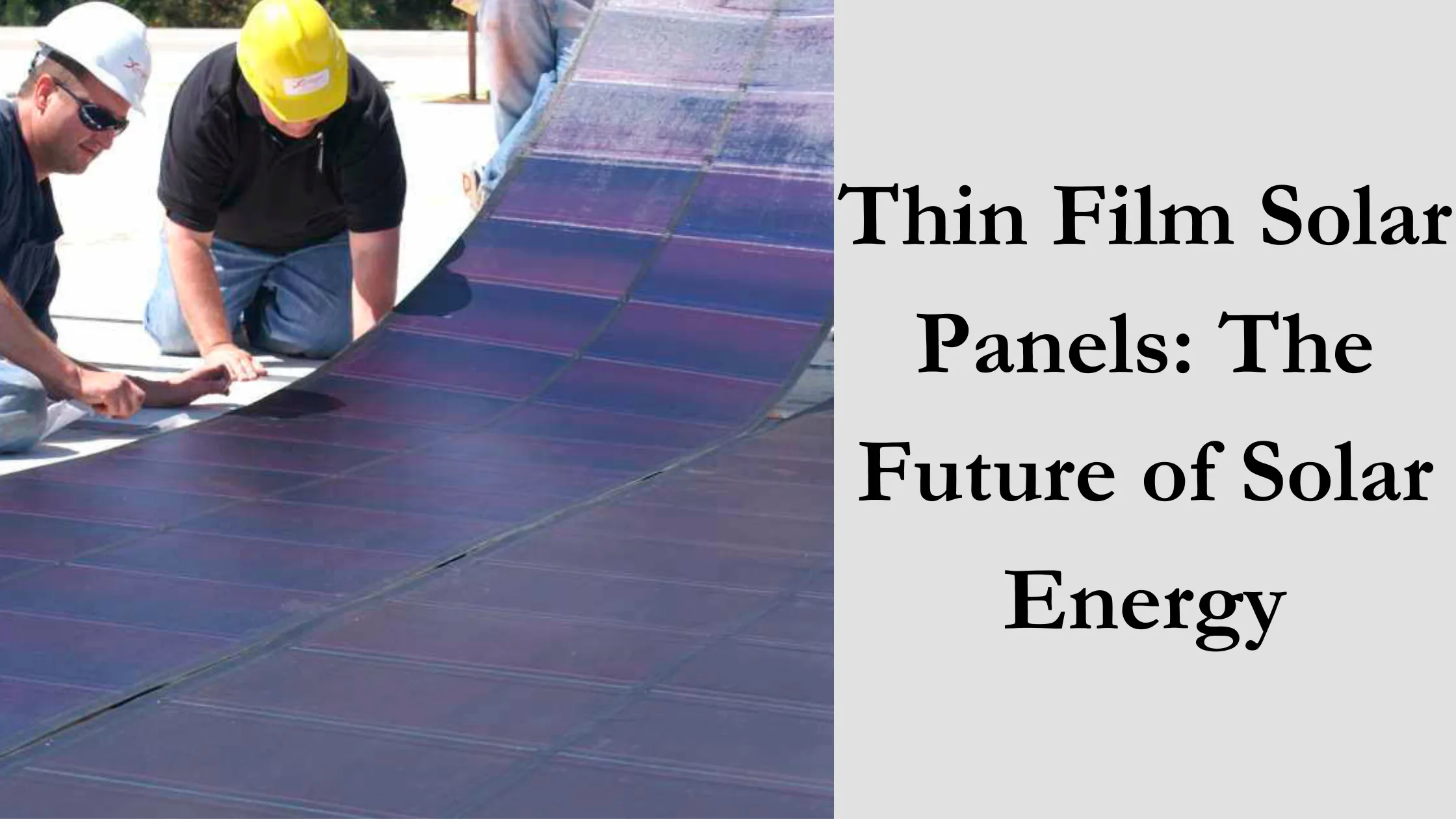 Thin Film Solar Panels