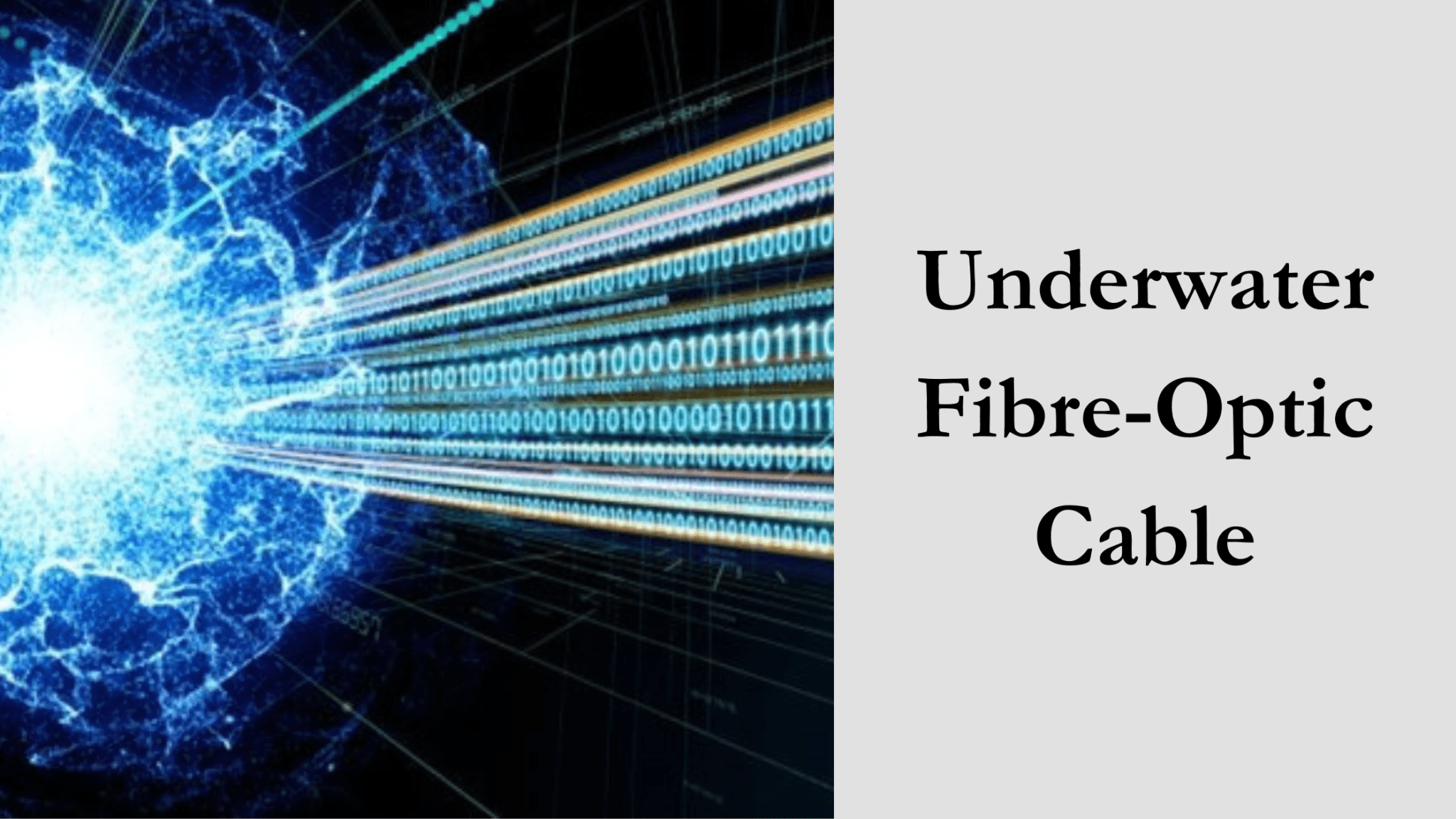 Underwater FibreOptic Cable
