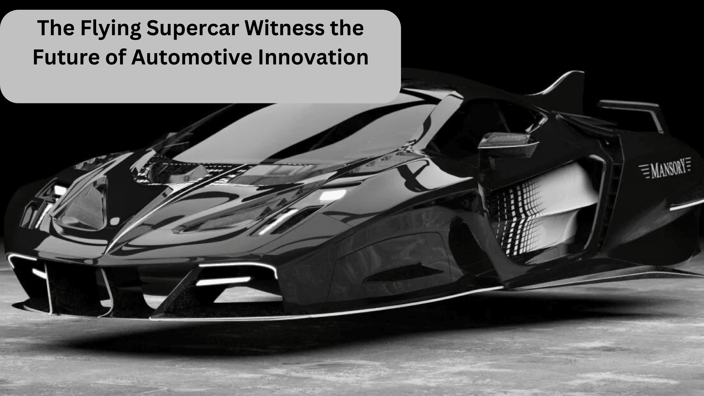 Flying Supercar