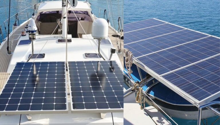 Solar Powered Boat Battery Charger
