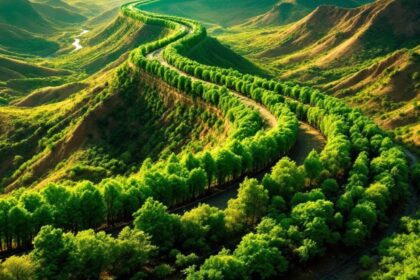 The Great Green Wall of China