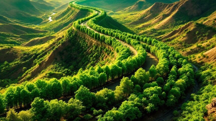 The Great Green Wall of China