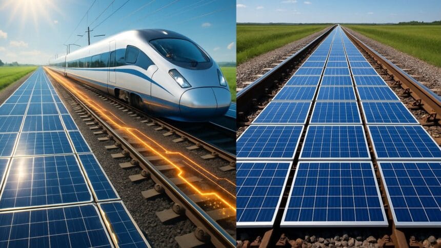 Solar Railway Tracks