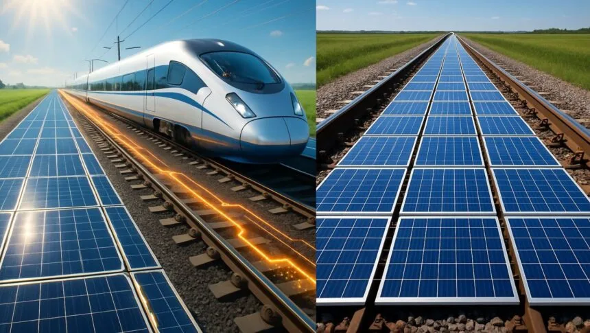 Solar Railway Tracks