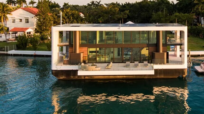 Solar Power Floating Home
